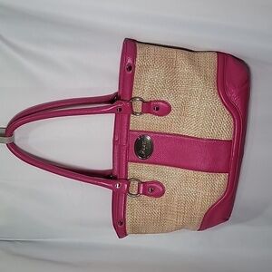 BODHI Candy Leather Straw Purse Leather